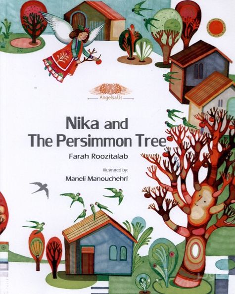 Nika and the persimmon tree